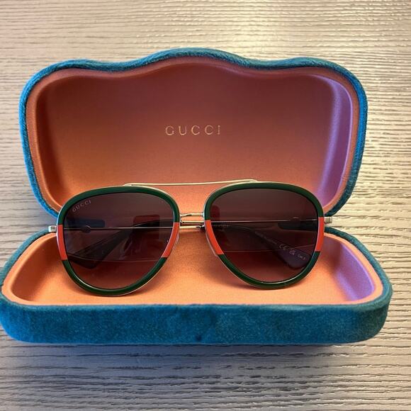 Gucci Aviator Sunglasses - Picture 1 of 5